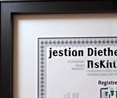 Registered Dietitian Nutritionist Certificate
